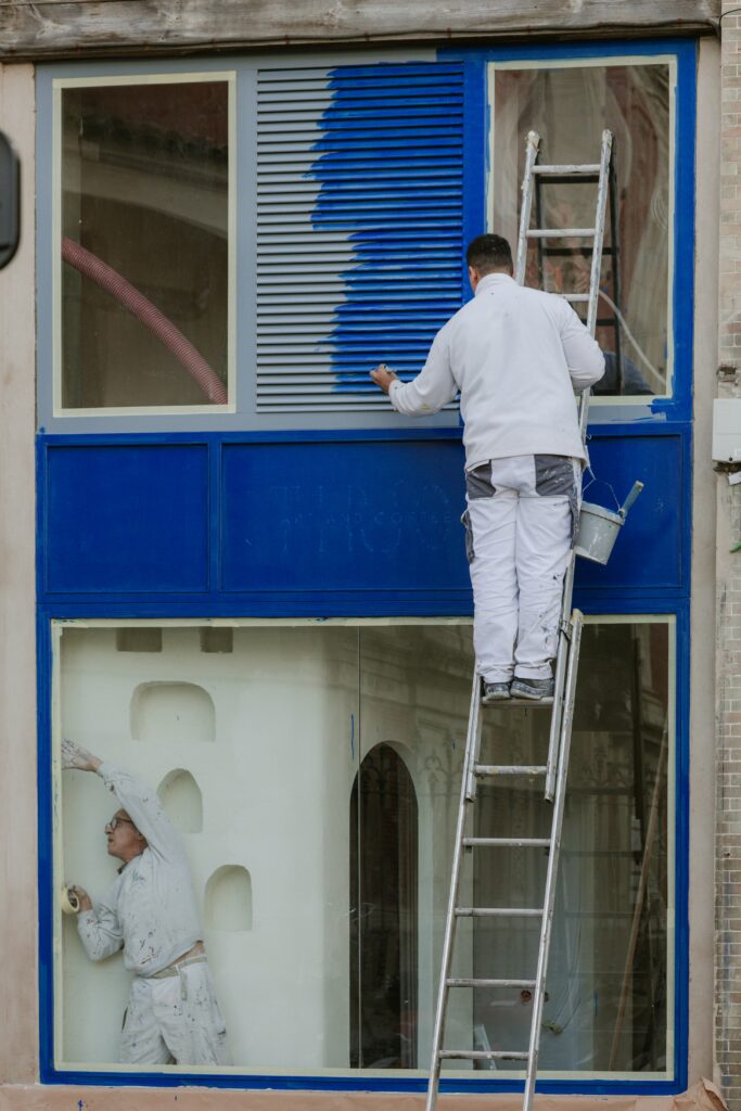 pinturas termicas y reflectantes aplicadas en fachada exterior